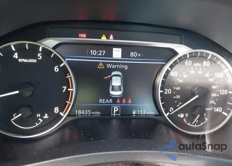 2025 Nissan Altima Sv Fwd from USA, damaged, VIN 1N4BL4DV6SN361581